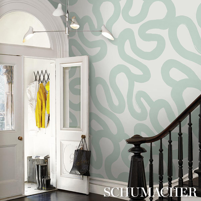 Abstract Paper Wallpaper Roll by Hadiya Williams, Ice