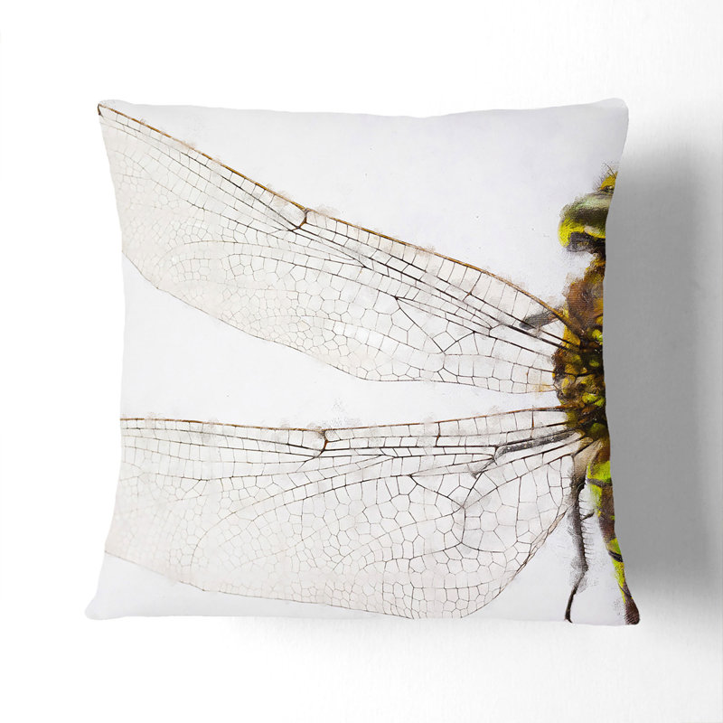 Dragonfly Vol.1 Square Throw Cushion, 55cm H x 55cm W x 20cm D
