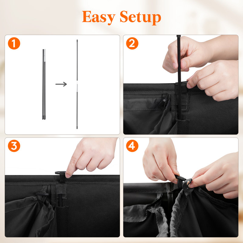 EMBRUP Fabric Laundry Hamper