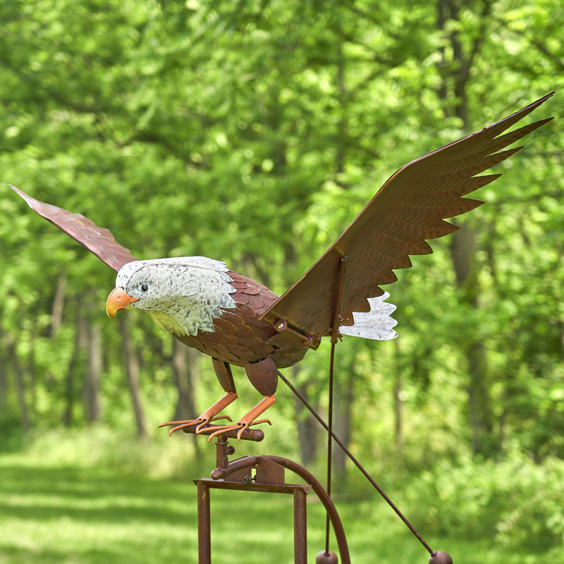 Large Flying Eagle Iron Rocking Stake "Aerie"