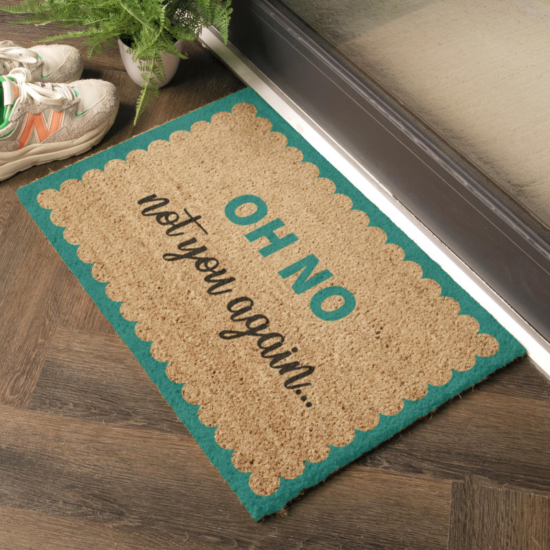 Bevis Non-Slip Indoor Doormat, Rectangle 40 x 60 cm