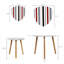 Ensemble de 2 tables basses gigognes Triangle