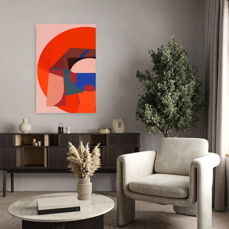 Art contemporain contemporain, H 36 po x l 24 po
