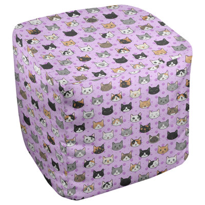 Repose-pieds cubique pour chat kitty Kitterman