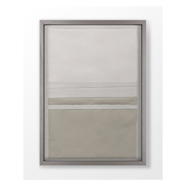 Grand Image Home Neutral Colorblock 5 by Kyle Goderwis - Floater Frame ...