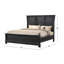 Ensemble de chambre à coucher avec lit-bateau 3 pièces Waylon-674648813