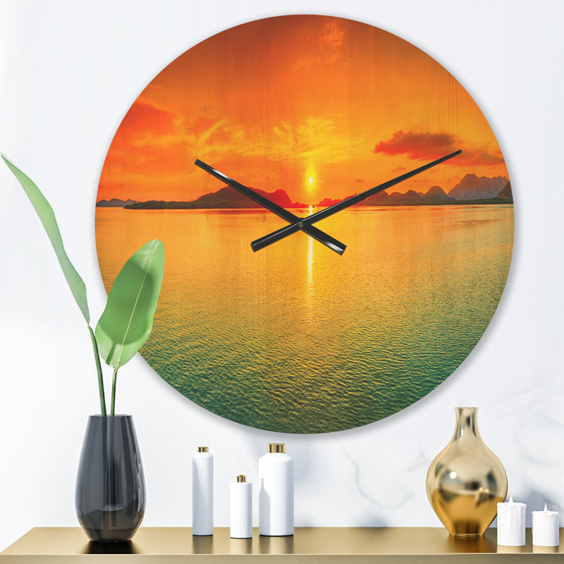 Horloge murale Sunset, Petit