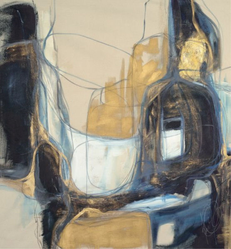 Bloquer I Print by Kelly O'Neal, 26" H x 24" W x 1.5" D