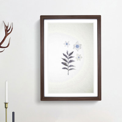 White Daffodil Dismantled - Framed Print
