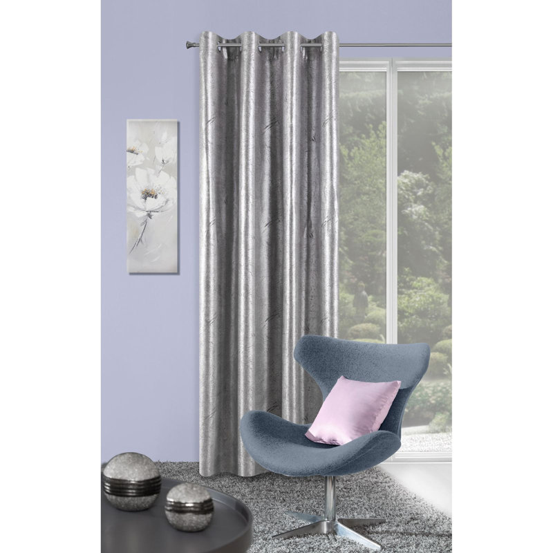 Carpinteria Brass Eyelet Blackout Curtain