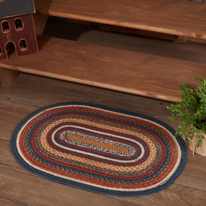 Tapis en jute Zhao, Ovale 1 pi 8 po x 2 pi 6 po
