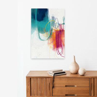 Turquoise n ° 1 - Art abstrait