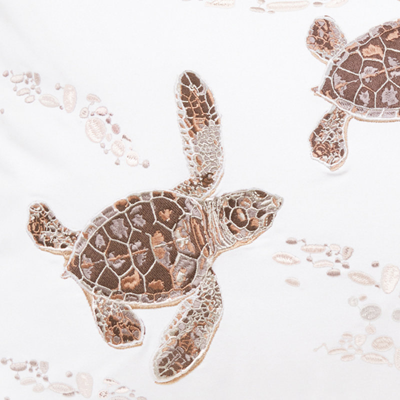 Baby Turtle Neutrals Lumbar Pillow