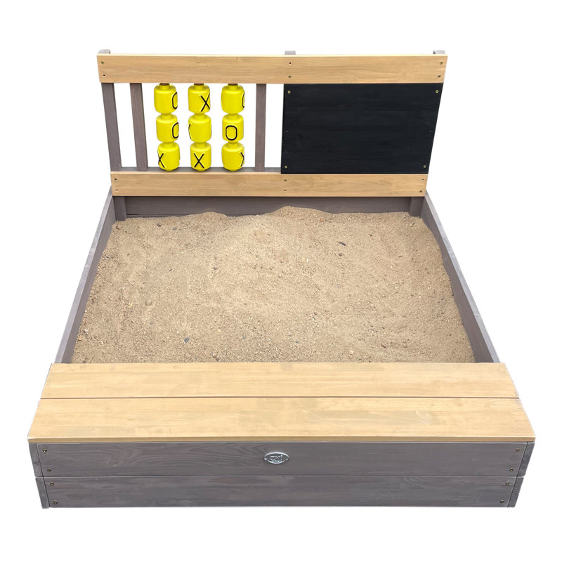 AXI 1000Cm x 655Cm Wood Square Sandbox with Cover