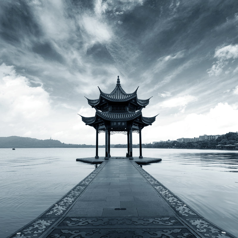 Hangzhou West Lake by Gyn9038 - Wrapped Canvas Print, 122cm H x 122cm W