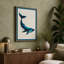 Drifting Whale Coastal - Wrapped Canvas-54402332-54402329