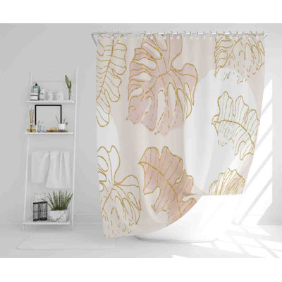 Mirabela 13 Piece Polyester Shower Curtain Set