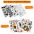 10-Piece Halloween Electrostatic Wall Sticker Set – Reusable PVC Window Clings
