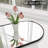 Amara Oval Tempered Glass and Aluminum Alloy Framed French Cleat Mounted Wall Mirror-1202252393-1178521312