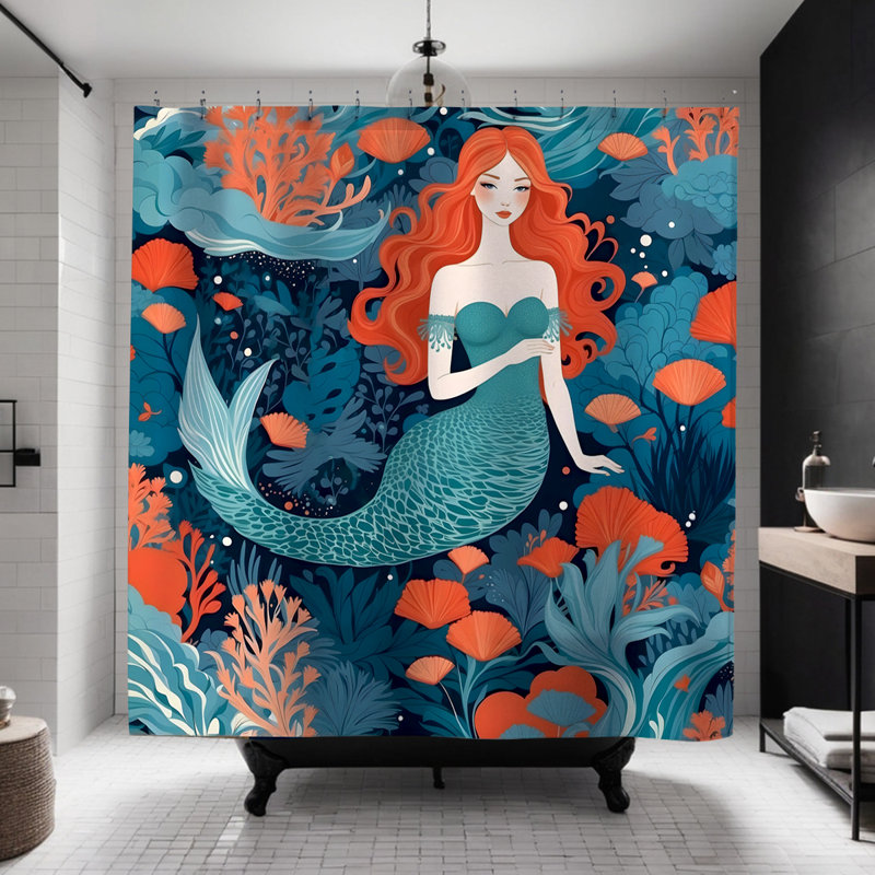 Rideau de douche Arista Mermaid