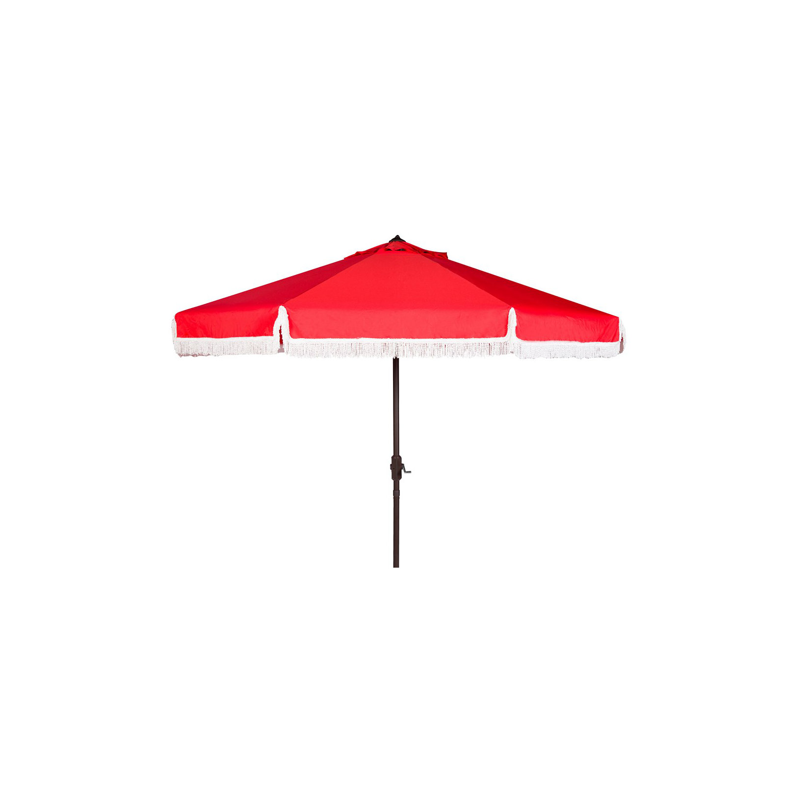 Argentina 100.79'' Outdoor Umbrella, Red/White