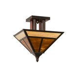 "T" Mission 2 - Light Semi Flush Mount