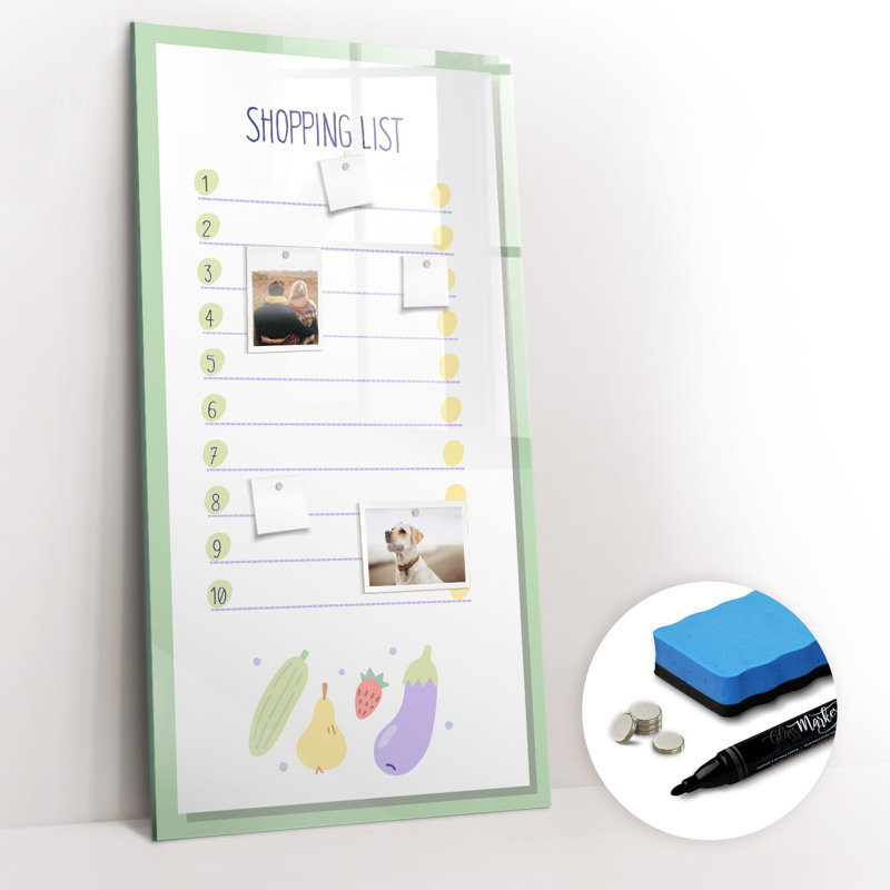 Magnetic Glass Dry Erase Board