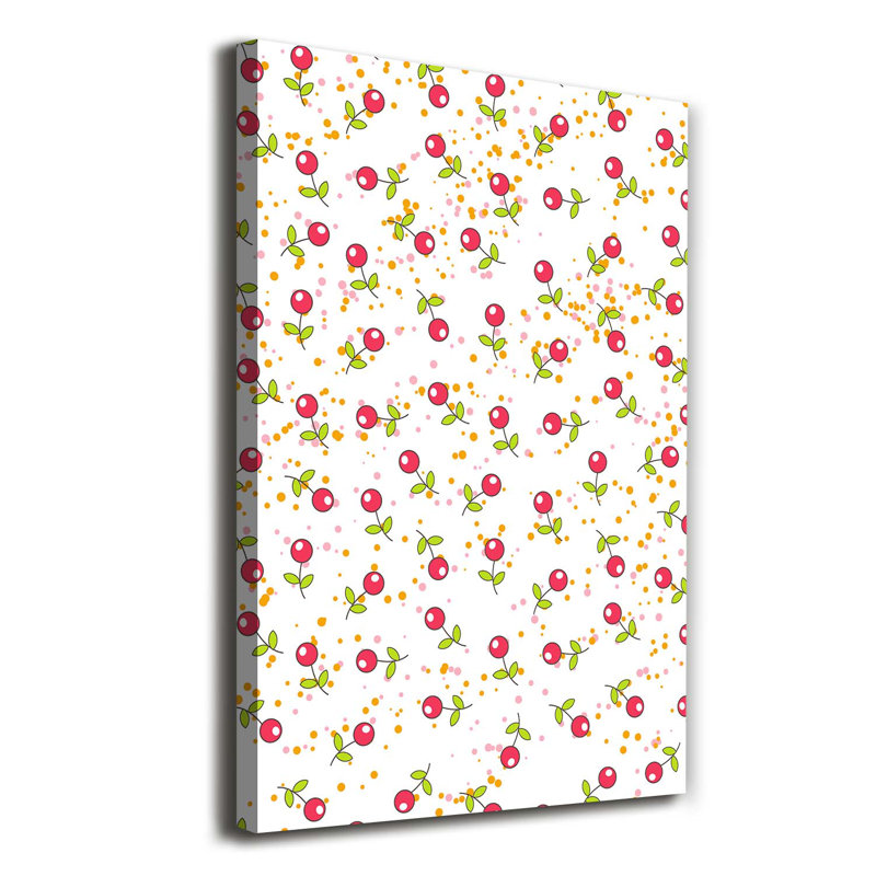 Cherries - Wrapped Canvas Print