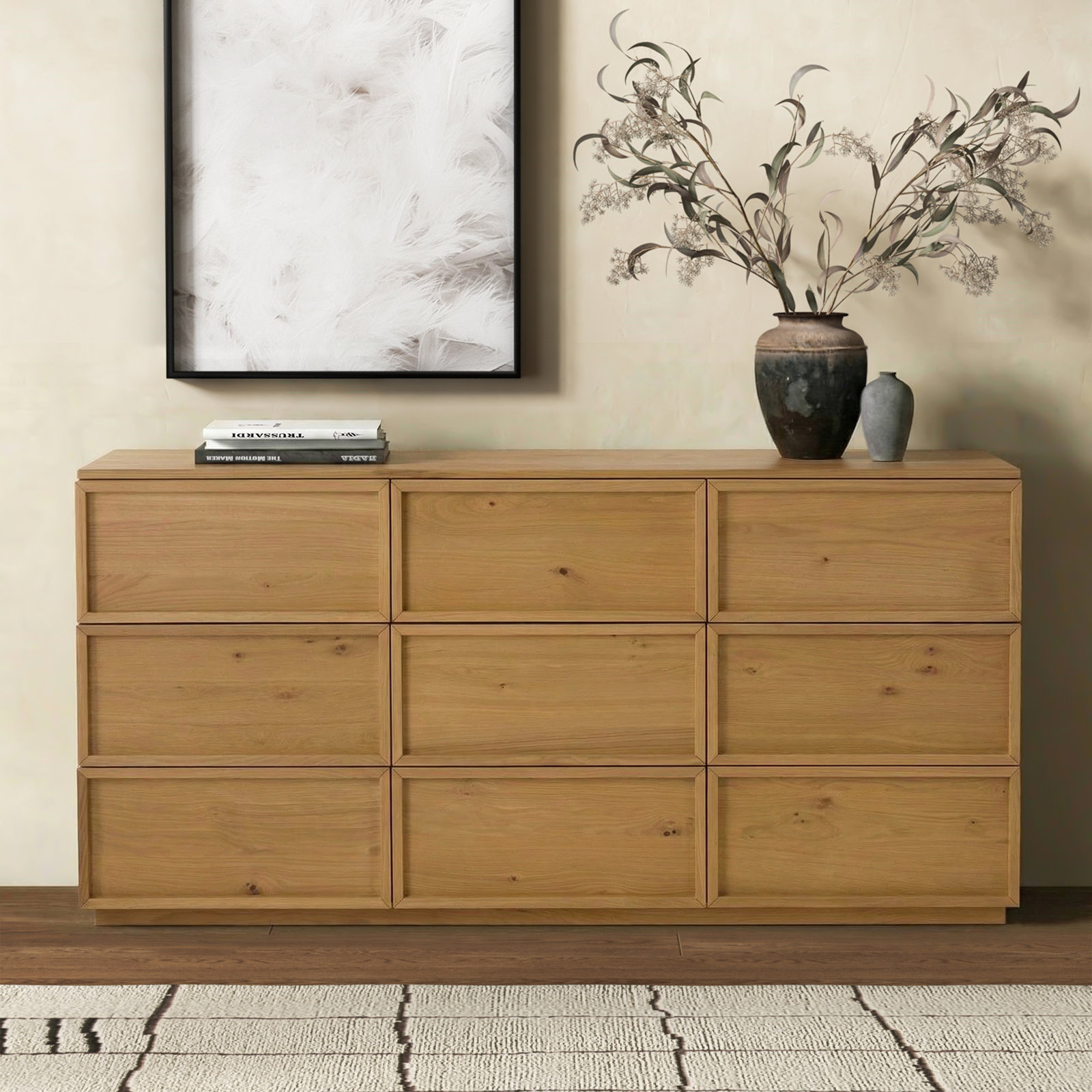 Hudson 72" Acacia Dresser, Natural