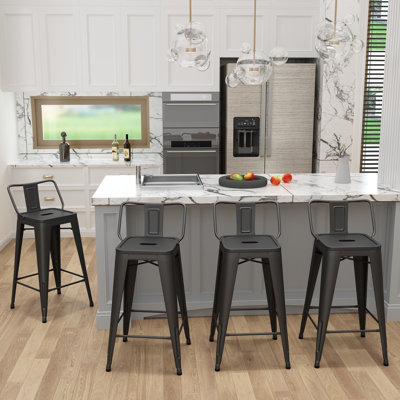 Devan Counter Stool with Metal Frame