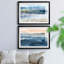 Vent et eau - Ensemble de 2 reproductions d'art sur toile encadrées-802966957-803144838-803144839