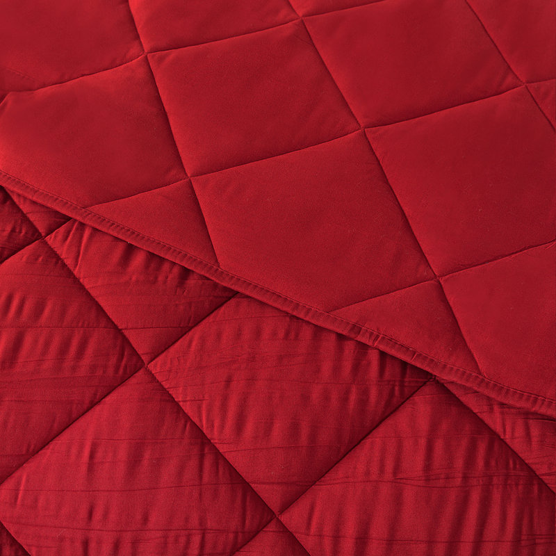 Ensemble d'édredon en microfibre WC01-20211110, Bourgogne, Grand édredon