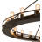 Gizelle 24 - Light Steel Dimmable Chandelier