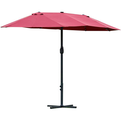 Icarus 4.4m x 2.6m Rectangular Traditional Parasol