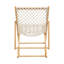 Chaise pliante en bois