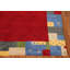 Red Wool Gabbeh Indian Area Rug 5x8