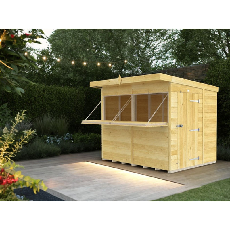 8 x 6 Outdoor Timber Garden Bar