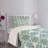 Ambesonne Winter Bedspread Set  Mandala Style  Teal Cream-105435564