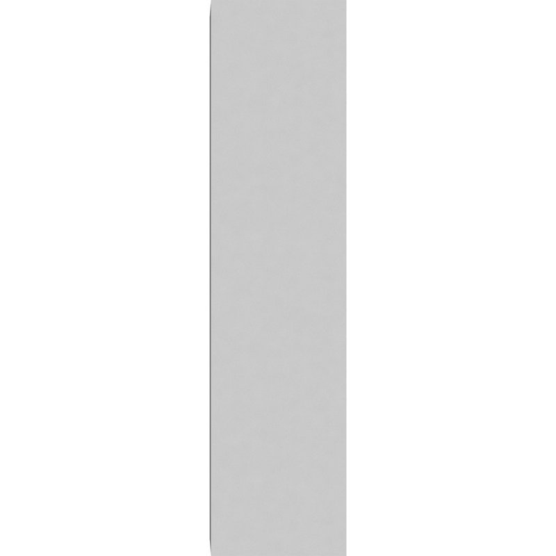 FiberThane 12'' H x 40'' W D Fiberglass Newel Post With Flat Capital & Base Trim