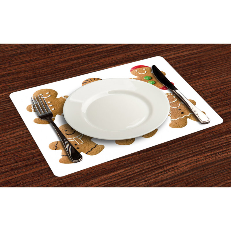 Luthersville Gingerbread Man Homemade Placemat