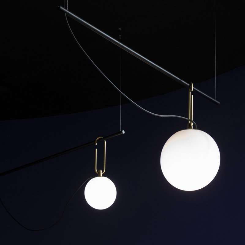 Aurelia Gold Globe LED Dimmable Suspension Lamp