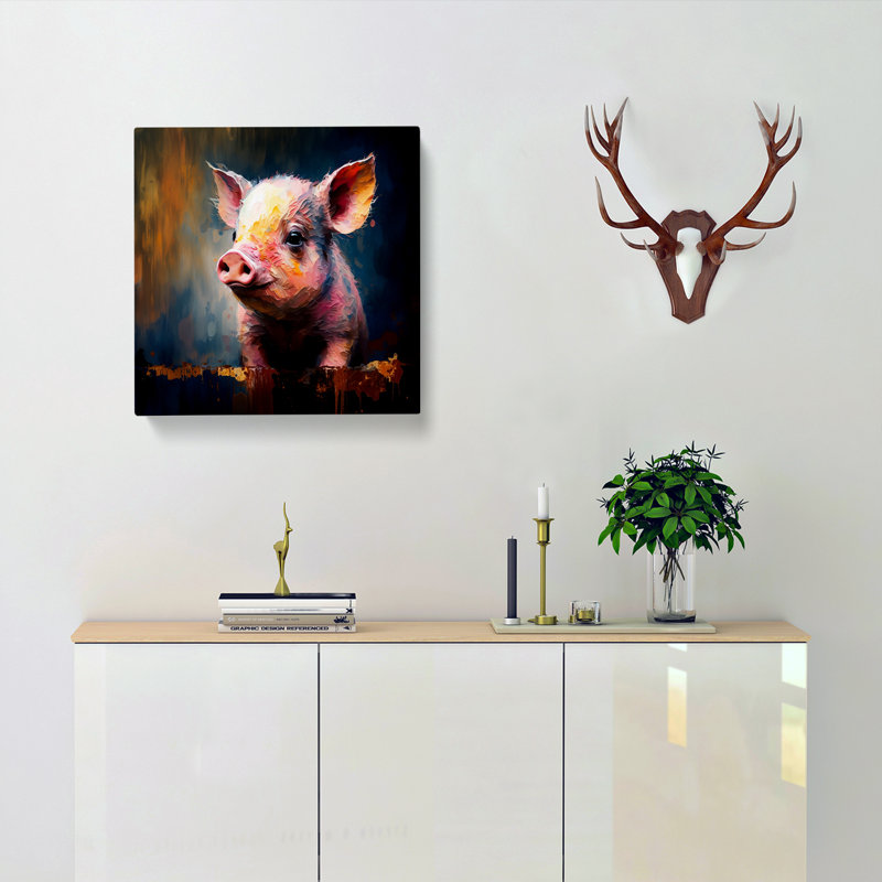 Pig Palette Knife - No Frame Print