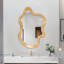 Miroir mural de forme irrégulière
