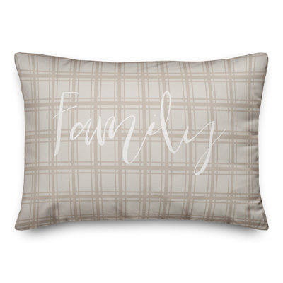 Housse de coussin rectangulaire et insert Family