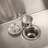 24In Stainless Steel Washing Sink W/ Faucet Hoses And Drain Head Only(Update)