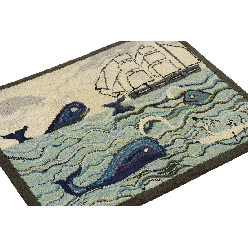 One-of-a-Kind 2’5”x2’10” Area Rug