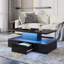 Pedestal Coffee Table with Storage-1228329217