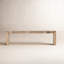 Banc en bois massif Adene-126227995-126227996