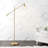 Keya 60'' Brass Gold Task Floor Lamp