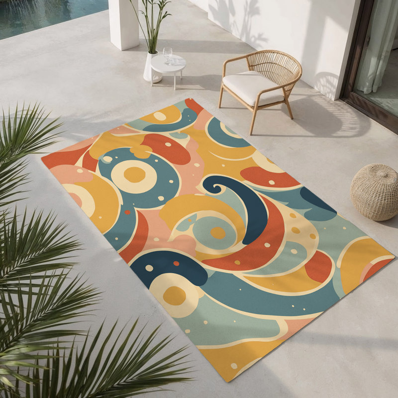 Tapis intérieur et extérieur Bold Streak, Rectangle 1 pi 6 po x 2 pi 6 po